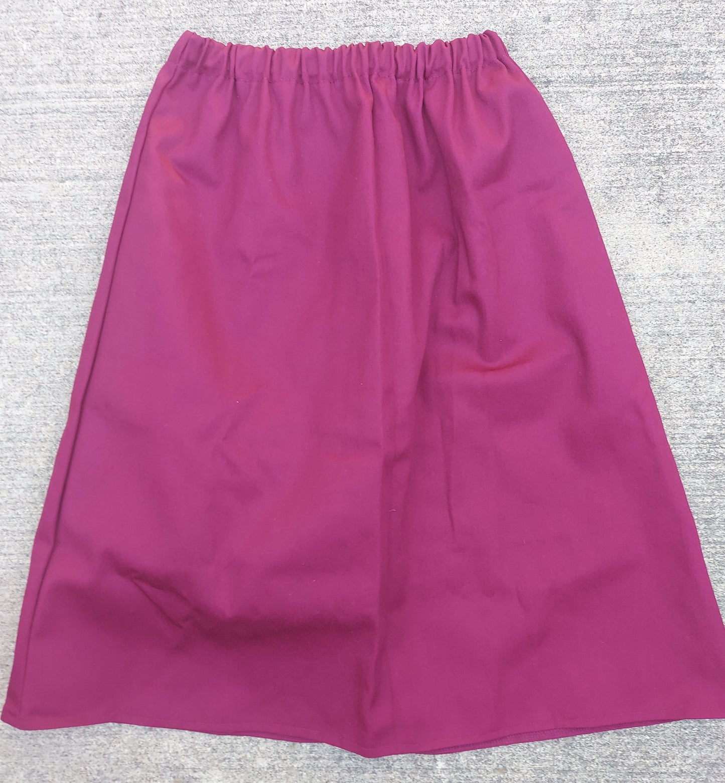 Girls Calf length Twill Skirt