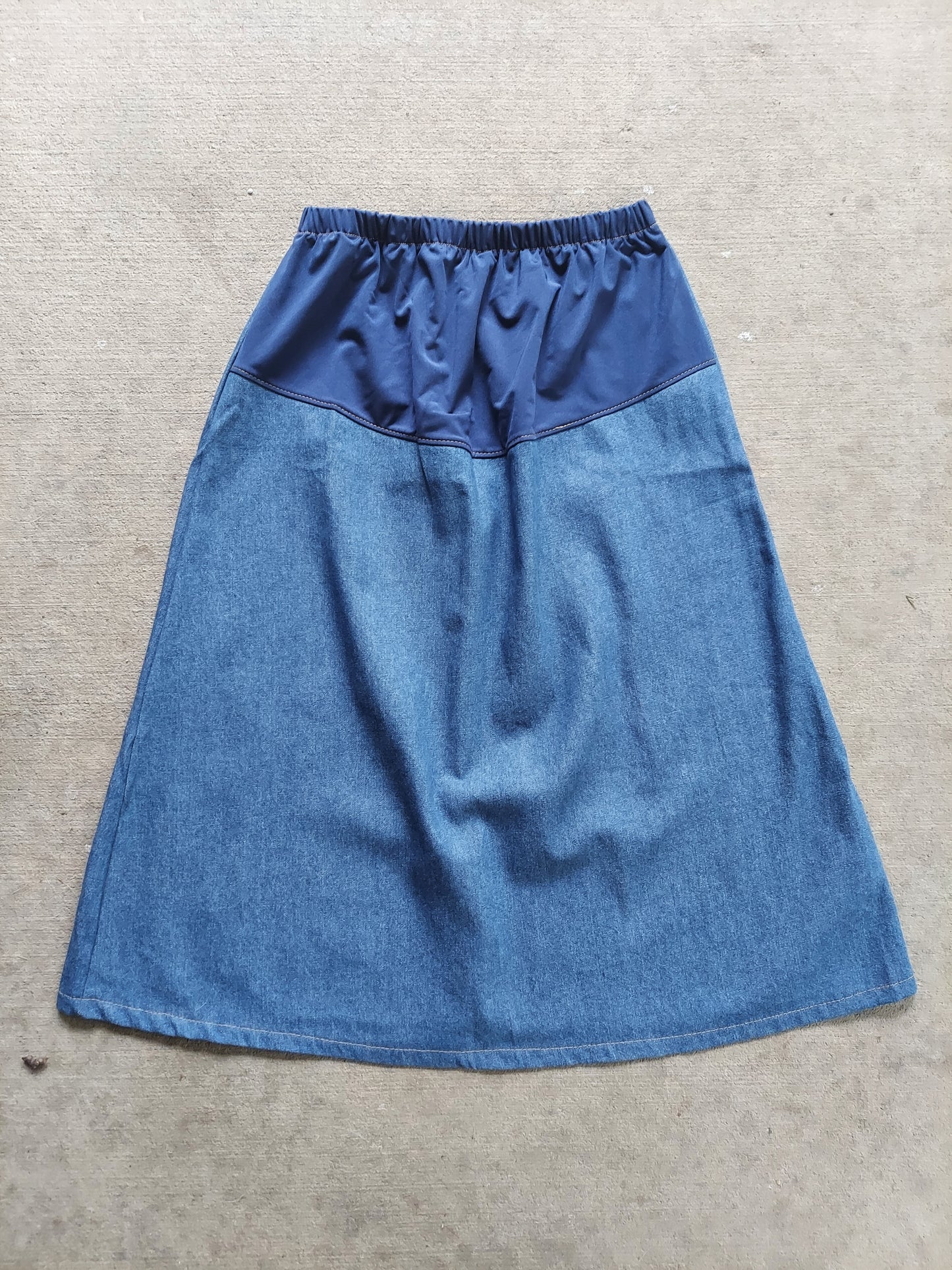 Maternity Denim  Skirt-size Small